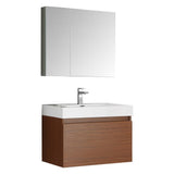 Fresca Mezzo 30" Wall Hung Bathroom Vanity