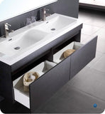 Fresca Largo 57" Modern Bathroom Vanity