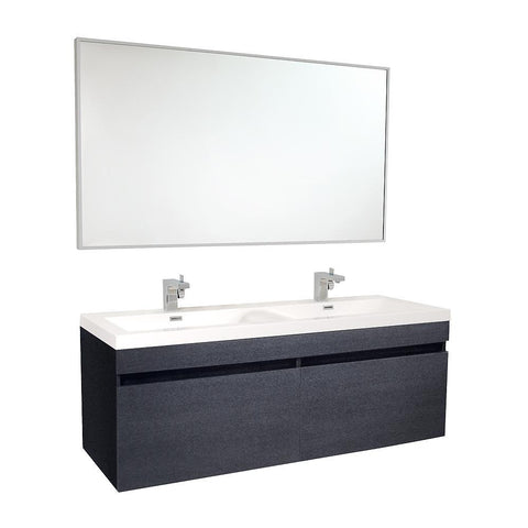 Fresca Largo 57" Modern Bathroom Vanity