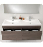 Fresca Largo 57" Modern Bathroom Vanity