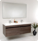 Fresca Largo 57" Modern Bathroom Vanity