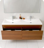 Fresca Largo 57" Modern Bathroom Vanity