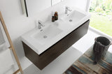 Fresca Mezzo 60" Wall Hung Double Sink Vanity