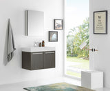 Fresca Vista 30" Wall Hung Bathroom Vanity