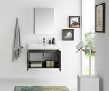 Fresca Vista 30" Wall Hung Bathroom Vanity