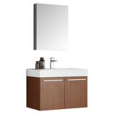 Fresca Vista 30" Wall Hung Bathroom Vanity