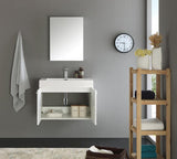 Fresca Vista 30" Wall Hung Bathroom Vanity