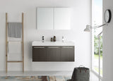 Fresca Vista 48" Wall Hung Double Sink Vanity