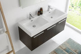 Fresca Vista 48" Wall Hung Double Sink Vanity