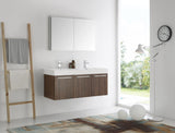 Fresca Vista 48" Wall Hung Double Sink Vanity