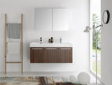 Fresca Vista 48" Wall Hung Double Sink Vanity