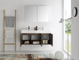 Fresca Vista 48" Wall Hung Double Sink Vanity