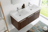 Fresca Vista 48" Wall Hung Double Sink Vanity