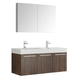 Fresca Vista 48" Wall Hung Double Sink Vanity