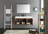 Fresca Vista 48" Wall Hung Double Sink Vanity