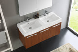 Fresca Vista 48" Wall Hung Double Sink Vanity