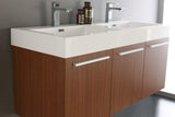 Fresca Vista 48" Wall Hung Double Sink Vanity