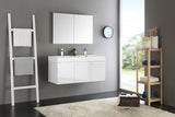 Fresca Vista 48" Wall Hung Double Sink Vanity