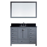 Virtu USA Caroline Avenue 48" Single Bathroom Vanity w/ Sink, Mirror