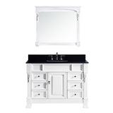 Virtu USA Huntshire Manor 48" Single Bathroom Vanity w/ Sink, Faucet, Mirror