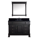 Virtu USA Huntshire Manor 48" Single Bathroom Vanity w/ Sink, Faucet, Mirror