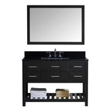 Virtu USA Caroline Estate 48" Single Bathroom Vanity w/ Sink, Faucet, Mirror