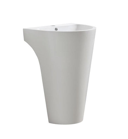 Fresca Parma White Pedestal Sink