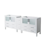 Fresca Torino 83"-84" White Modern Bathroom Cabinet