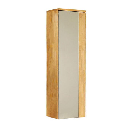 Fresca Caro 12" Natural Wood Mirrored Side Cabinet